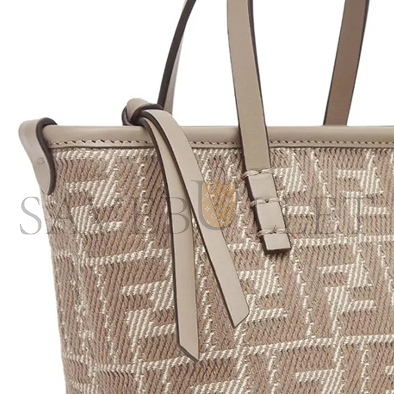 F**di roll mini fabric gray 8bs096aupxf1snp (15.5*13*11cm)